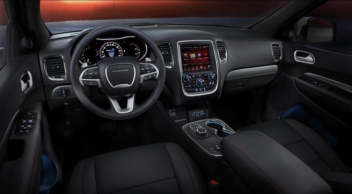 2017 Dodge Durango Red Nappa Leather Seating and Dash Interior